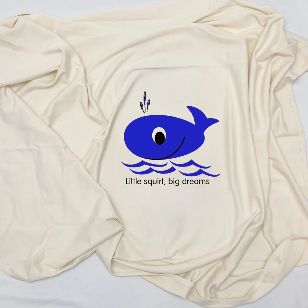 Big Dreams Whale Long Sleeve Romper, Hat & Blanket Gift Set