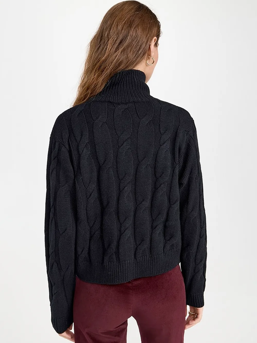 Cableknit Turtleneck