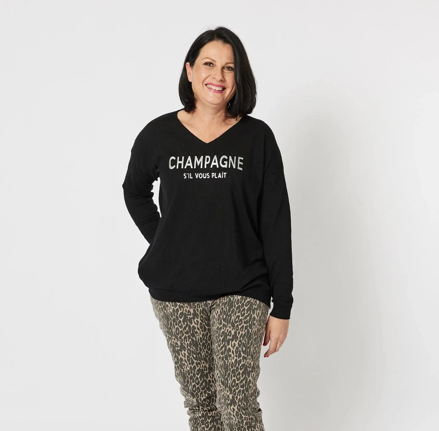 Champagne Knit Top