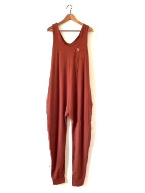 Chestnut Bamboo Tank Romper