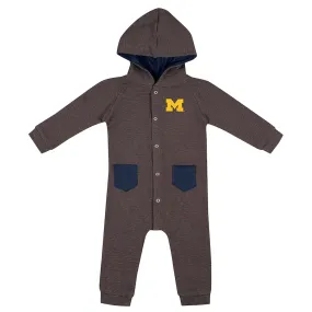 Colosseum Michigan Infant Boys Zando-Zan Waffle Romper