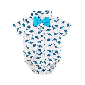 Dinosaur Gentleman Baby Romper