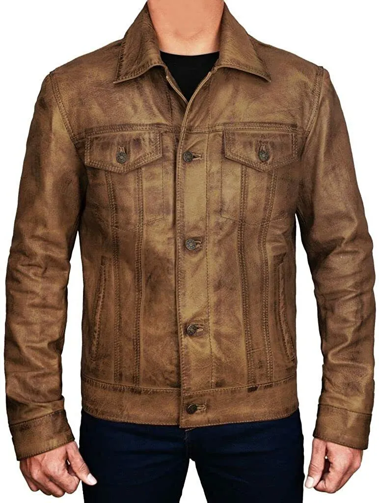 Exquisite Collection of Iconic Cowboy Jackets: Empowered by Famous TV Series, Crafted in Premium Leather, and Available in 7 Stunning Colors