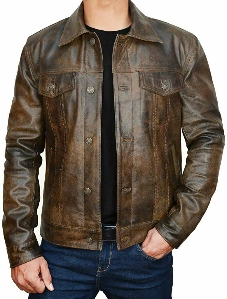 Exquisite Collection of Iconic Cowboy Jackets: Empowered by Famous TV Series, Crafted in Premium Leather, and Available in 7 Stunning Colors