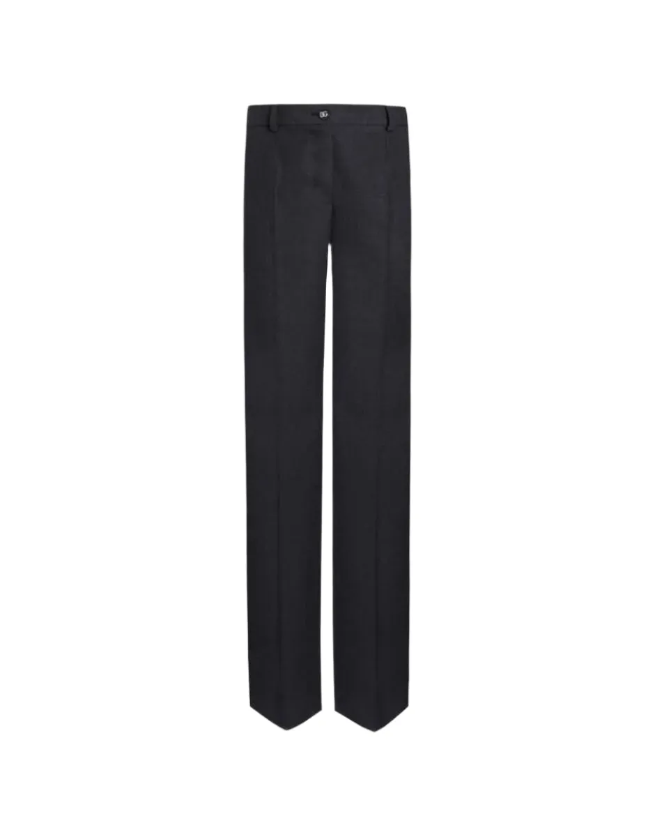 FLARED WOOLEN PANTS