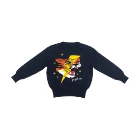 Go Get 'Em Tiger Sweater Navy