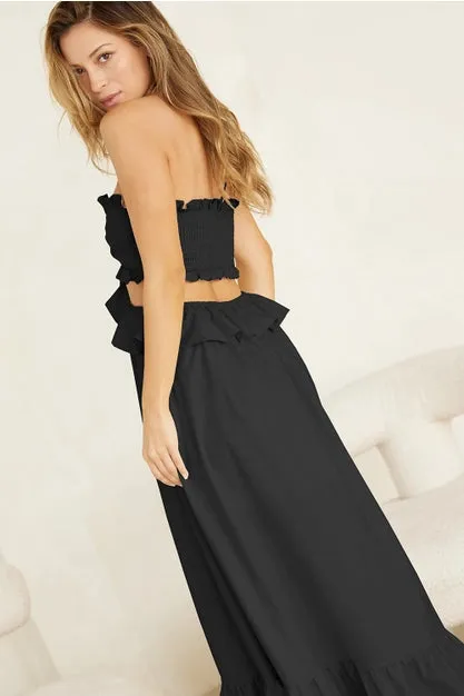 Gwenivere Black Maxi Dress