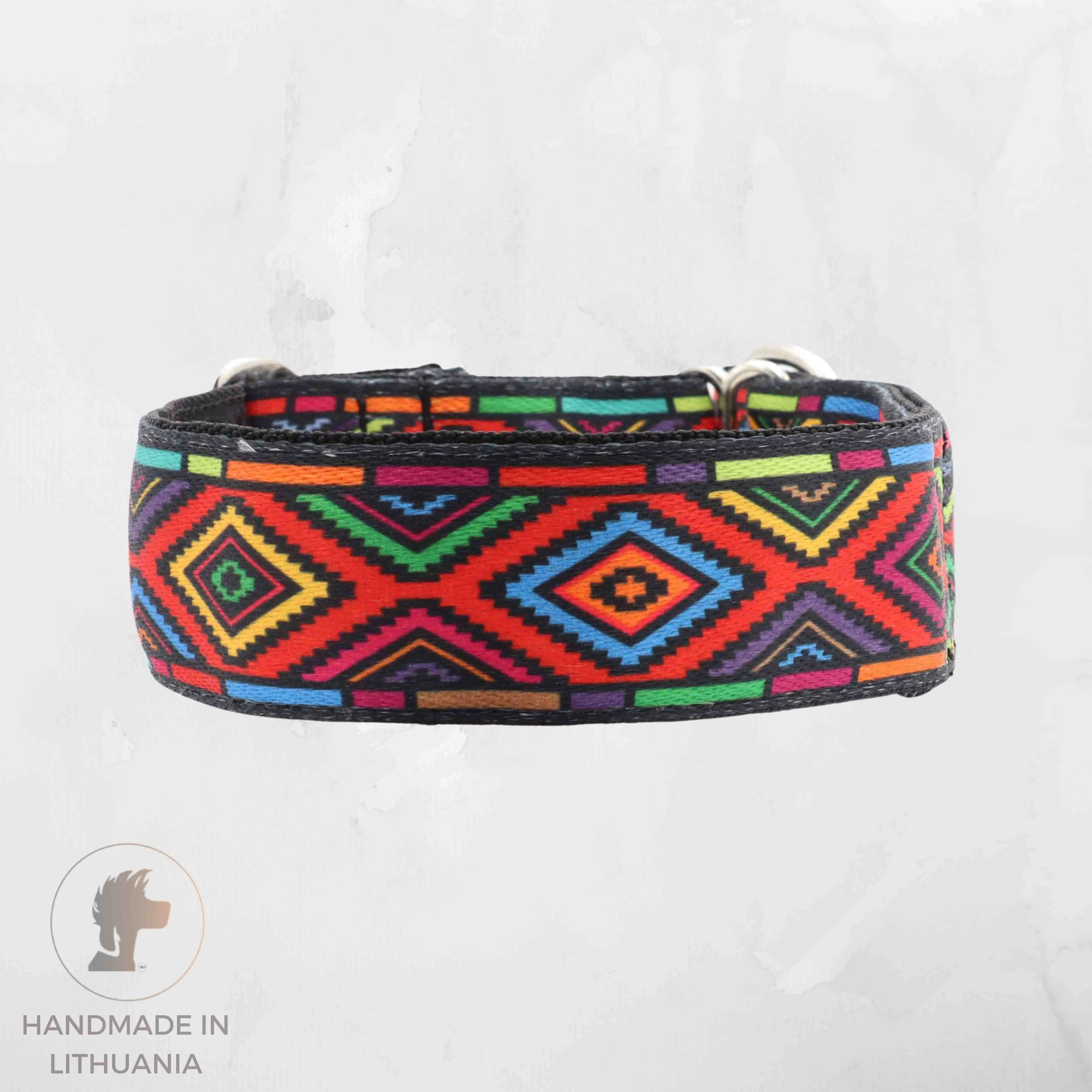 Handmade Dog Collar |  Afro II | Width: 40-50 mm