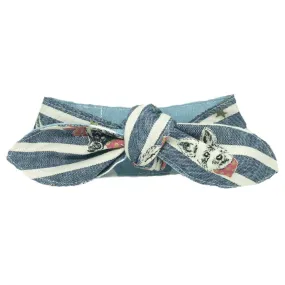 Hey Cuzzies Pup Hours Reversible Scarf for Cats & Dogs