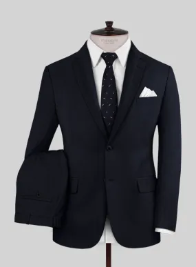 Italian Midnight Exiqu Blue Wool Suit