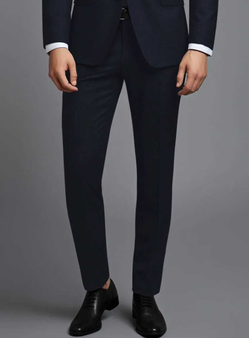 Italian Midnight Exiqu Blue Wool Suit