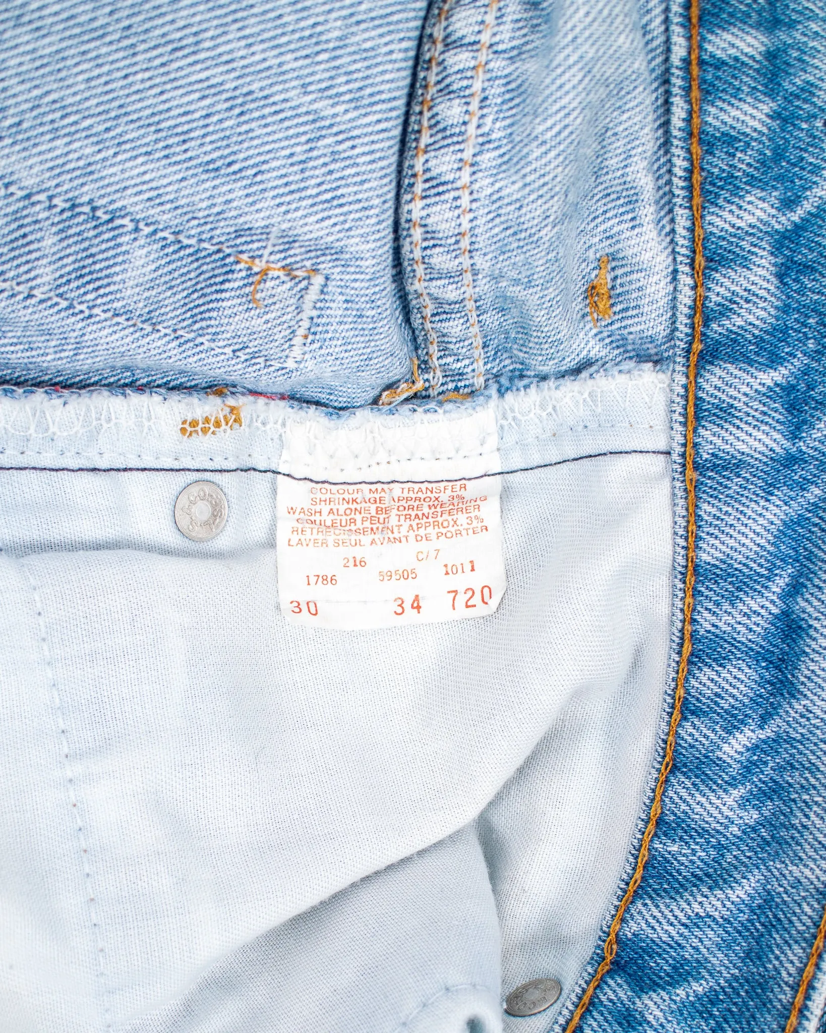 Levi’s 80s 505 27W 30L j106