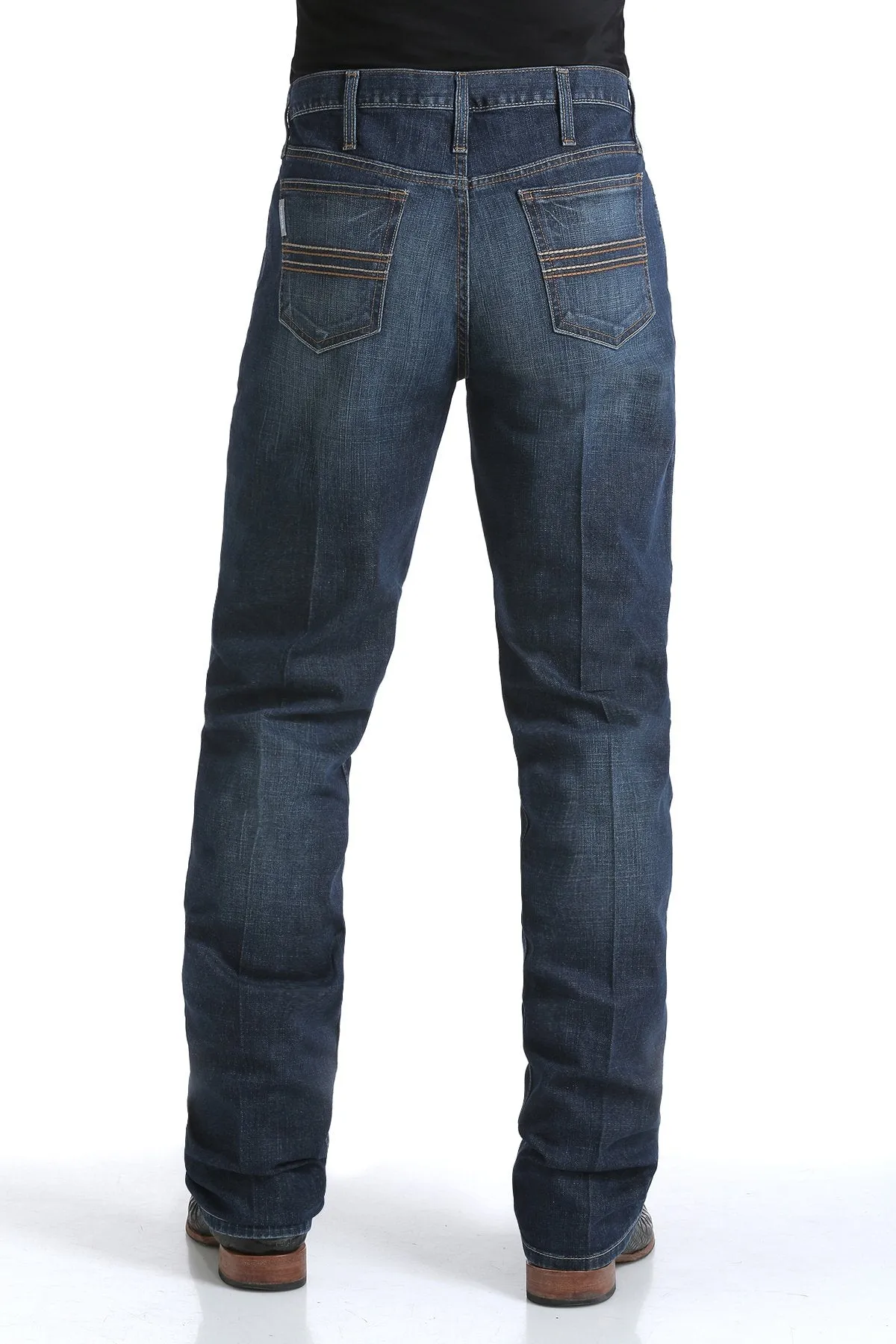 Men's Cinch MB98034006 Silver Label Dark Stonewashed Arena Flex Jean (SHOP IN-STOCK TOO)