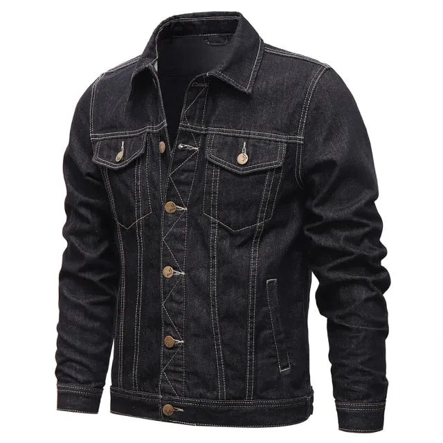 Men's Spring Autumn Jeans Jacket