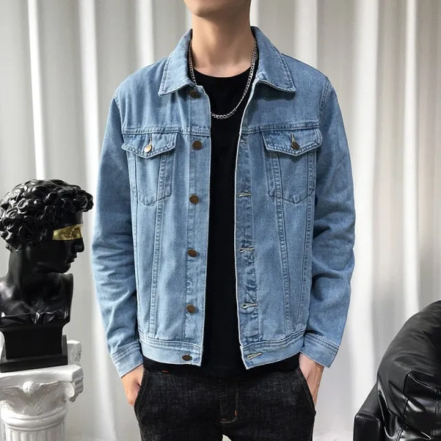 Men's Spring Autumn Jeans Jacket