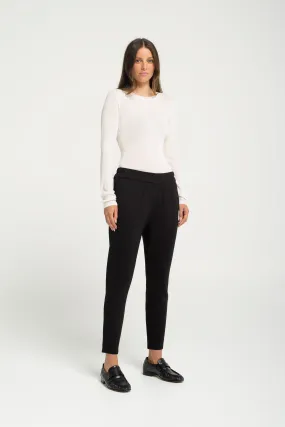 Merino Blend Body Wool Round Neck Top Berlin