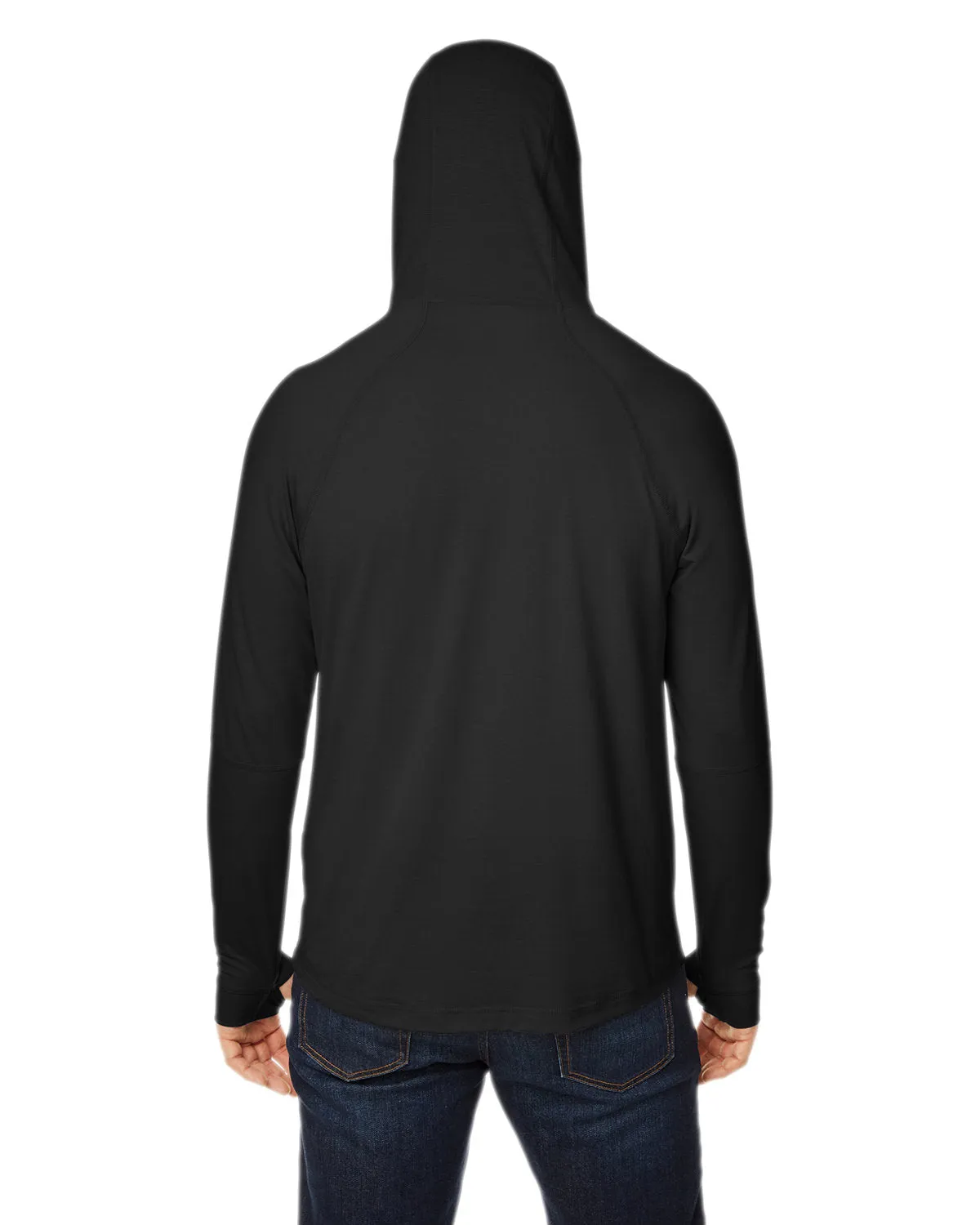 North End Unisex JAQ Stretch Performance Hooded T-Shirt NE105