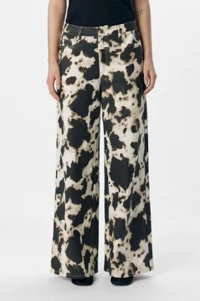 Object Montana Cow Print Jeans