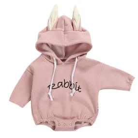 Rabbit Hooded Romper