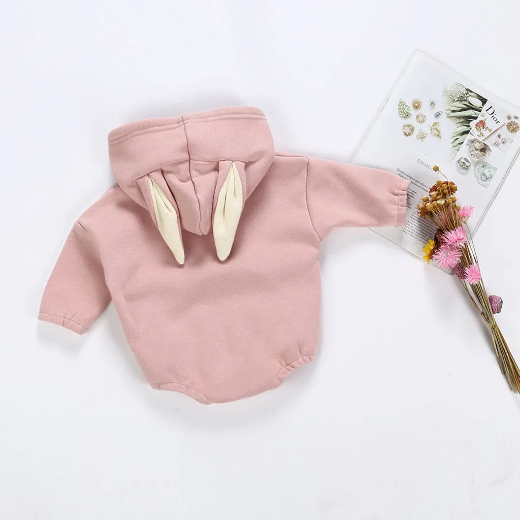 Rabbit Hooded Romper