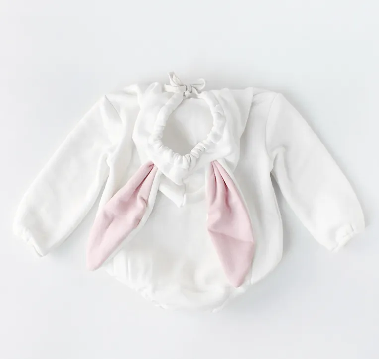 Rabbit Hooded Romper