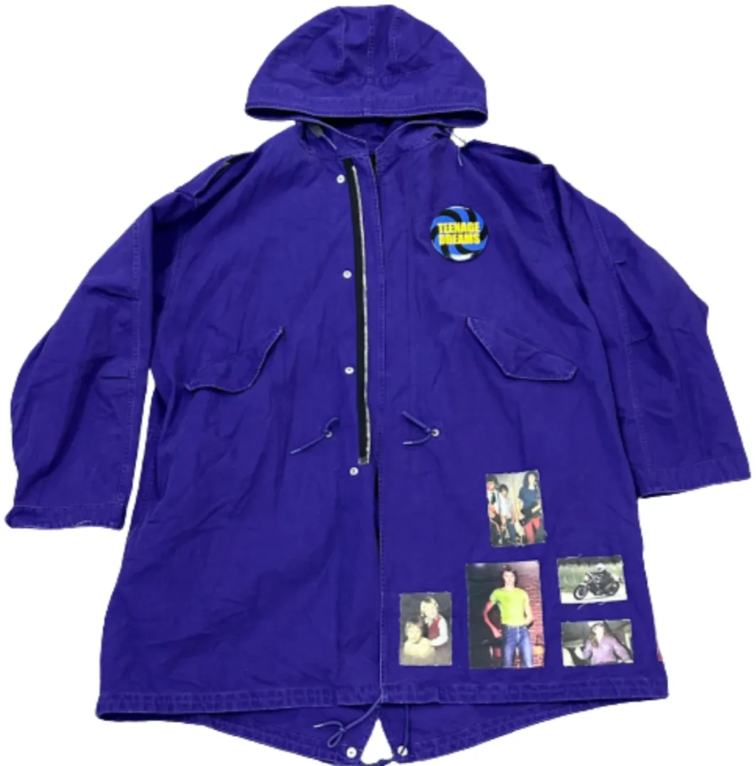 Raf Simmons Purple Trench Coat