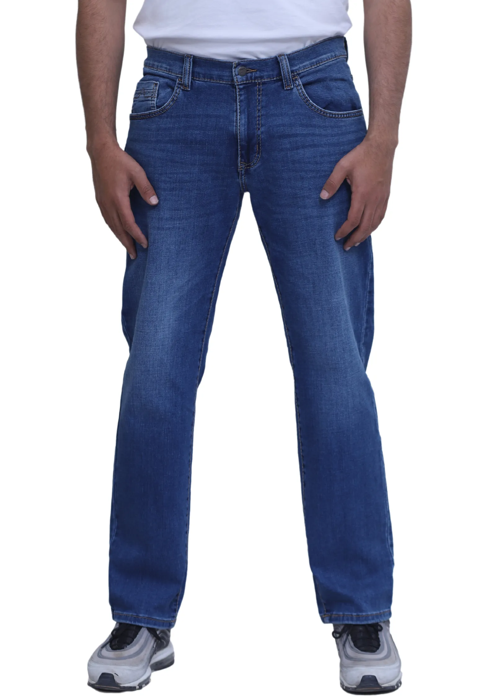 REGULAR FIT JEANS-DARK BLUE