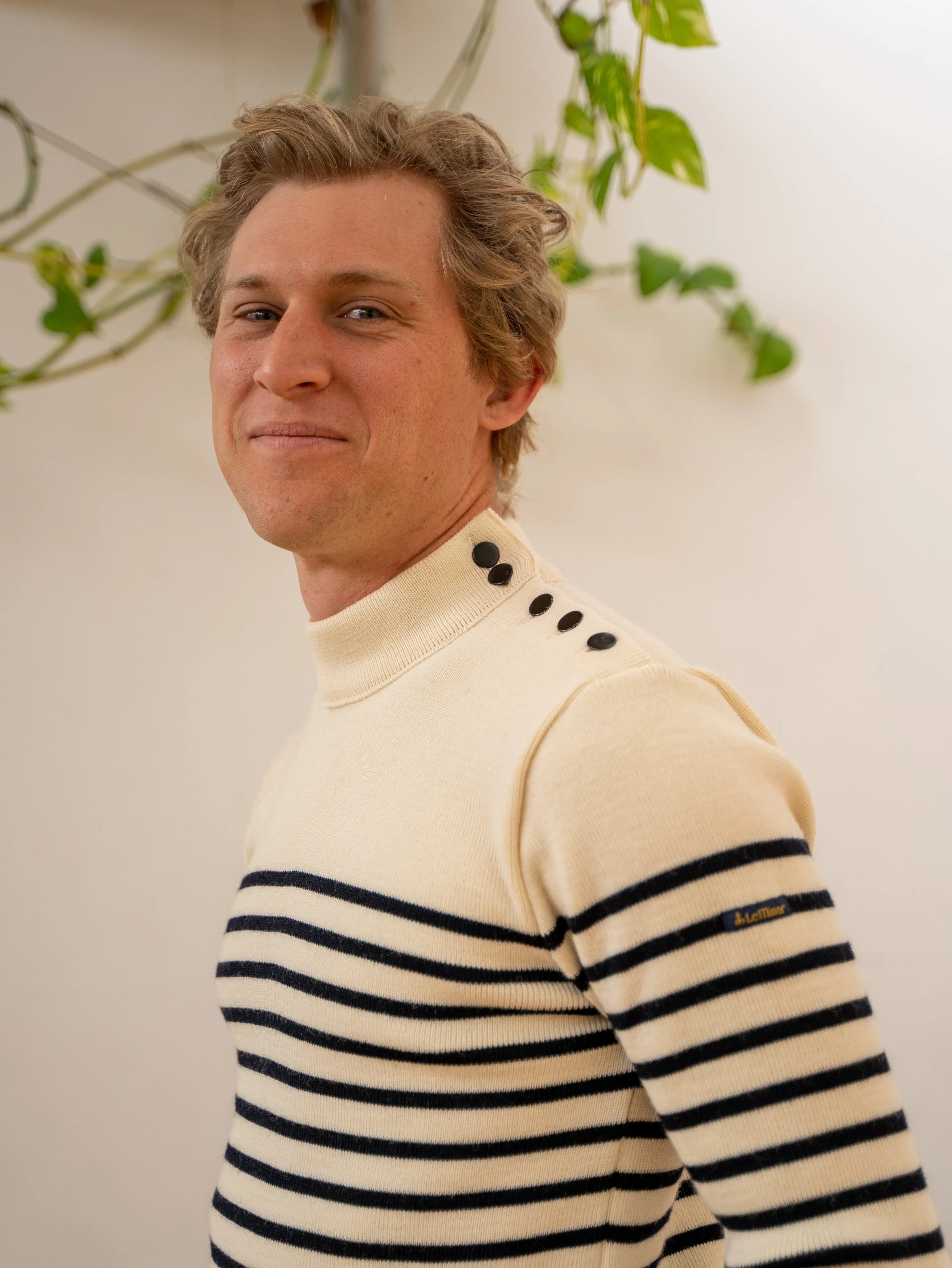 Sailor Sweater - Natural/Navy