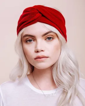 Scarlet Siren Velvet Turban