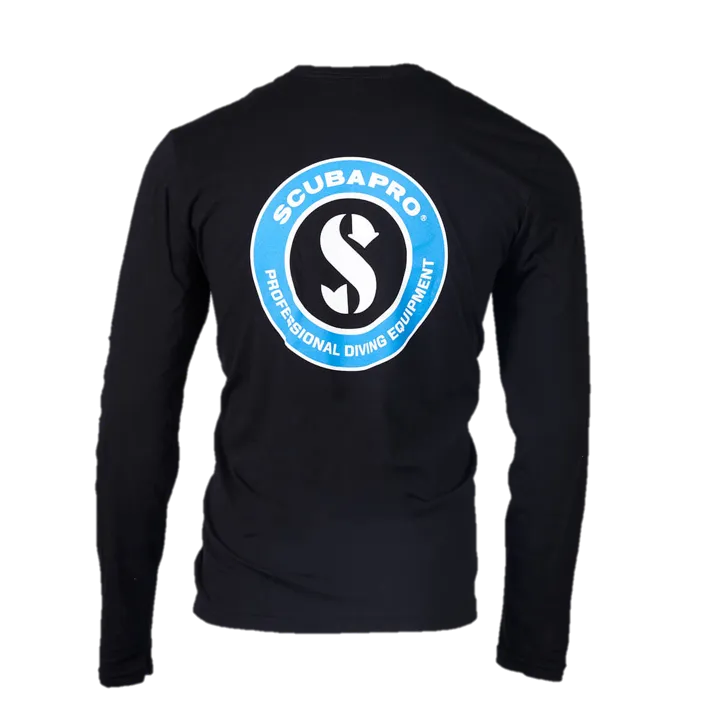 ScubaPro Long Sleeve T-Shirt Mens- Black