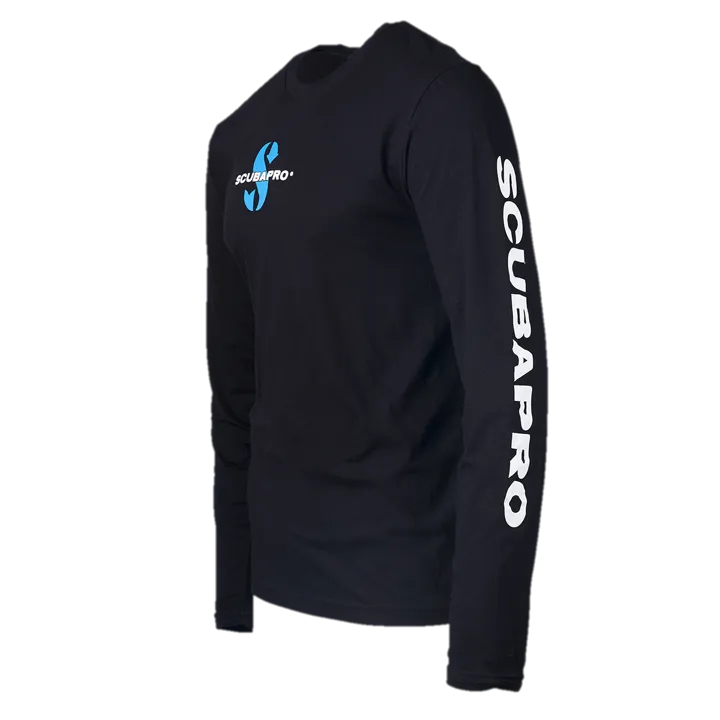 ScubaPro Long Sleeve T-Shirt Mens- Black