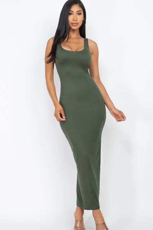 Solid Basic Maxi Dress