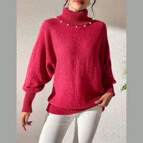 Turtleneck Long Sleeve Sweater