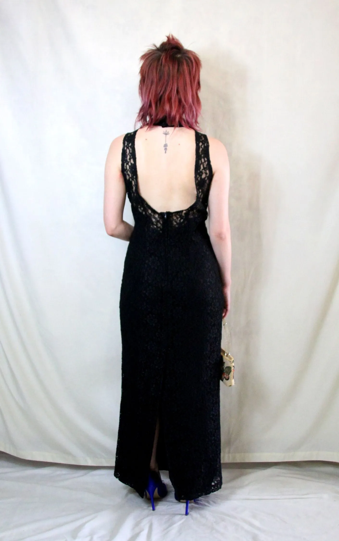 Vintage Lace Maxi Dress