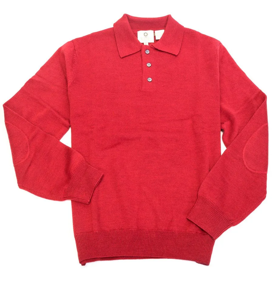 Viyella Polo Collar Baruffa Merino Wool Sweater Size M only